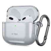 Akcesoria do słuchawek - Etui na słuchawki TECH-PROTECT FlexAir do Apple Airpods 4 Szary - miniaturka - grafika 1