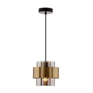 Spiega lampa wisząca 1-punktowa czarna/mosiądz 31-09494 - Lampy sufitowe - miniaturka - grafika 1