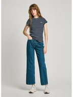 Koszulki i topy damskie - Pepe Jeans Koszulka "Meribel" w kolorze granatowo-białym - miniaturka - grafika 1