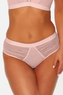 Majtki damskie - Bella Misteria Figi Pudrowy Czar 91 XXL Różowy - miniaturka - grafika 1
