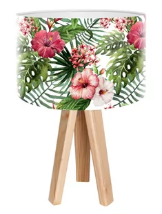 Macodesign Lampa biurkowa Biała róża chińska mini-foto-425, 60 W - Lampy stojące - miniaturka - grafika 1