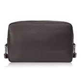 Torebki damskie - TOREBKA DAMSKA SKÓRZANA NA RAMIĘ BRĄZOWA KLASYCZNA POJEMNA E-30-BR - miniaturka - grafika 1