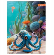 Teczki i aktówki - Teczka A4+ z gumką Aqua Cuties HAPPY COLOR - miniaturka - grafika 1