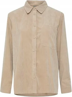 PIECES KLASYCZNA KOSZULA DAMSKA Z MATERIAŁU SZTRUKS BEŻOWA M X_A - Koszule damskie PIECES KLASYCZNA KOSZULA DAMSKA Z MATERIAŁU SZTRUKS BEŻOWA M X_A - Koszule damskie - miniaturka - grafika 1