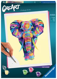 Ravensburger Malowanka CreArt Słoń 28995 28995 - Zabawki kreatywne - miniaturka - grafika 2