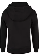 Bluzy dla chłopców - Urban Classics Chłopięca bluza z kapturem Boys Basic Sweat Hoody Black 158/164, czarny, 158-164 - miniaturka - grafika 1