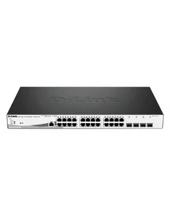 ! -  ! D-LINK 24Port PoE 10/100/1000 Base-T port - Switche - miniaturka - grafika 1
