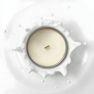 Świeca zapachowa Milk & Honey - Świece - miniaturka - grafika 1