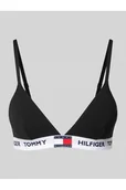 Biustonosze - Biustonosz trójkątny z detalem z logo - Tommy Hilfiger - miniaturka - grafika 1