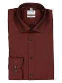 Koszule męskie - OLYMP Koszula "Level 5" - Body fit - w kolorze bordowym - miniaturka - grafika 1