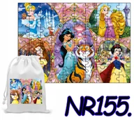 Puzzle - PUZZLE 192 EL. UKŁADANKA PREZENT KSIĘŻNICZKI BAJKI + WORECZEK Z NADRUKIEM - miniaturka - grafika 1