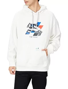 PUMA Męska bluza z kapturem BMW MMS Graphic M z kapturem, biała, XL, biały, XL - Bluzy męskie - miniaturka - grafika 1