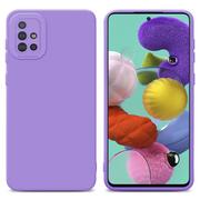 Etui i futerały do telefonów - Pokrowiec Etui Do Samsung Galaxy A51 4G / M40s w FLUID JASNY FIOLET TPU Silikonowe Obudowa Ochronny Case Cover Cadorabo - miniaturka - grafika 1