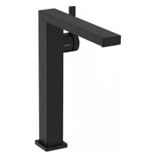 Baterie umywalkowe - HANSGROHE 73072670 Tecturis E Jednouchwytowa bateria umywalkowa 240 Finie do umywalek nablatowych, CoolStart bez kompletu odpływowego Czarny Matowy - miniaturka - grafika 1