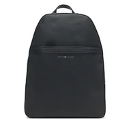 Torby na laptopy - Plecak Tommy Hilfiger Th Business Leather Backpack AM0AM13213 Czarny - miniaturka - grafika 1