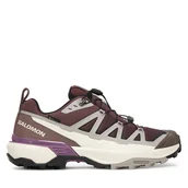 Buty trekkingowe damskie - Trekkingi Salomon X Ultra 360 Edge Gore-Tex L49098200 Brązowy - miniaturka - grafika 1