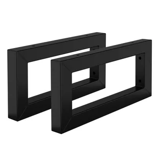 Wspornik ścienny do umywalki zestaw 2 300x150 mm stal czarny ML-Design - Meble łazienkowe - miniaturka - grafika 1