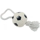 Zabawki dla psów - Zolux Zabawka piłka nożna ze sznurkiem Dostawa GRATIS od 99 zł + super okazje - miniaturka - grafika 1