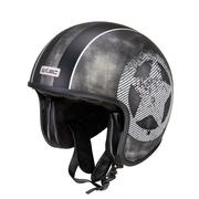 Kaski motocyklowe - W-TEC Kask motocyklowy otwarty Angeric Grey Star, Szara Gwiazda, XL (61-62) 22398-XL - miniaturka - grafika 1