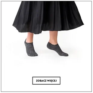 SKARPETY STEVEN 100 LUREX (kolor czarny-złoty, rozmiar 35-37) - Skarpetki damskie - miniaturka - grafika 5