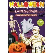 Halloween. Cukierek albo psikus. Łamigłówki - Książki edukacyjne - miniaturka - grafika 1