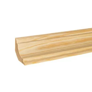 Listwa przypodłogowa wklęsła ozdobna sosna DR18 30 x 30 mm x 210 cm - Listwy i profile - miniaturka - grafika 1