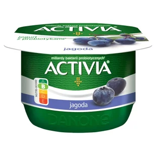 Activia Jogurt jagoda 120 g - Kefiry, jogurty, maślanki - miniaturka - grafika 1