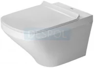 Miski WC - DURAVIT 2551090000 + 0063790000 DuraStyle Miska toaletowa wisząca bez rantu spłukującego, lejowa  + deska wolnoopadająca - miniaturka - grafika 1