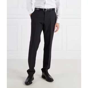 BOSS Wełniane spodnie H-Lenon-MM-224 | Regular Fit - Spodnie męskie - miniaturka - grafika 1