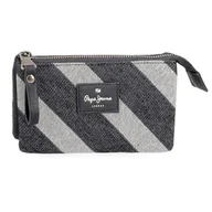 Portfele - Pepe Jeans Celine Portfel Trzy przegródki Niebieski 17,5x9,5x2 cms Poliester ze skórą syntetyczną by Joumma Bags, niebieski, Portfel Trzy przegródki - miniaturka - grafika 1