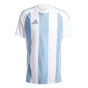 Męska Koszulka z krótkim rękawem ADIDAS STRIPED 24 JSY IW4555 – Niebieski - Koszulki sportowe męskie - miniaturka - grafika 1