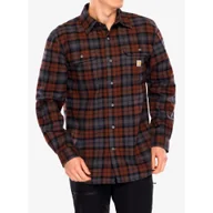 Koszule męskie - Koszula męska Carhartt Heavyweight Flannel L/S Plaid Shirt - miniaturka - grafika 1