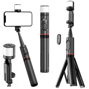 Selfie Stick Alogy Techsuit kijek do zdjęć selfie Tripod bezprzewodowy Bluetooth Remote z pilotem Black - Selfie stick - miniaturka - grafika 12