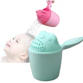 Inne akcesoria do pielęgnacji dzieci - Duży kubek do mycia głowy, Miś miętowy - miniaturka - grafika 1