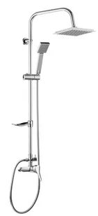 Deante DEANTE JOKO SQUARE Kolumna natryskowa z baterią chrom NBJ 01SK NBJ_01SK - Zestawy prysznicowe - miniaturka - grafika 2