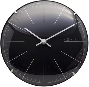 Nextime Zegar ścienny/stojący (czarny) Big Stripe Mini Dome - Zegary - miniaturka - grafika 1