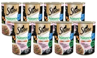 Mokra karma dla kotów - SHEBA puszka 12x400g Nature's Collection – mokra pełnoporcjowa karma dla dorosłych kotów, z łososiem przybranym batatem i fasolką szparagową, w sosie - miniaturka - grafika 1