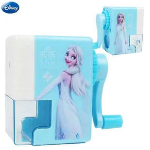 temperówka do szkoły manualna FROZEN na korbę z pojemnikiem dla dziewczynki - Temperówki - miniaturka - grafika 1