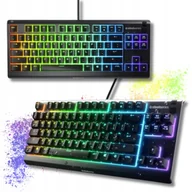 Zestawy myszka + klawiatura - KLAWIATURA GAMINGOWA SteelSeries Apex 3 PRZEWODOWA PODŚWIETLANA - miniaturka - grafika 1