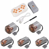 Klocki - ZESTAW ZAMIENNYCH SILNIKÓW Z KONTROLEREM I PILOTEM KOMPATYBILNY ZDALNE STER - miniaturka - grafika 1