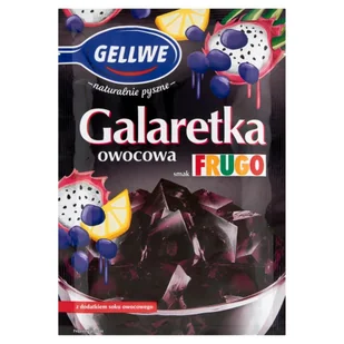 Gellwe Galaretka owocowa smak Frugo 72 g - Dodatki do ciast w proszku - miniaturka - grafika 1