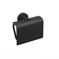 Stojaki i wieszaki na papier toaletowy - Uchwyt na papier toaletowy Architecture czarny samoprzylepny lub do przykręcenia - miniaturka - grafika 1