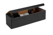 Opakowania i torebki na prezenty - Pudełko K-881 na wino, czarne - miniaturka - grafika 1