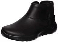 Botki damskie - Skechers Damskie botki w podróży – żniwy, Czarny czarny materiał tekstylny Bbk, 36 EU - miniaturka - grafika 1