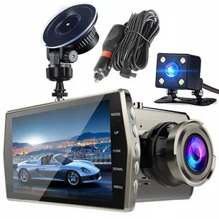 Rejestrator Jazdy Full Hd Kamera Cofania Menu Pl H1000 - Kamery cofania - miniaturka - grafika 1