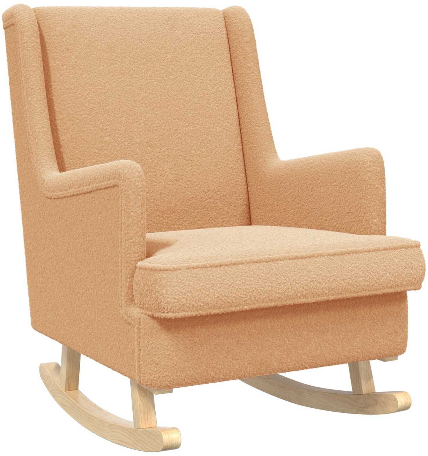 vidaXL vidaXL Fotel bujany Beżowy 62 x 80 x 85 cm Tkanina owcza