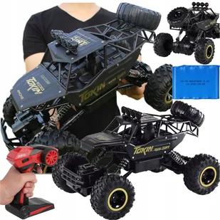 ZDALNIE STEROWANY SAMOCHÓD METALOWY RC 1:12 GIGANTYCZNY 4x4 Z PILOTEM - Zabawki zdalnie sterowane - miniaturka - grafika 1