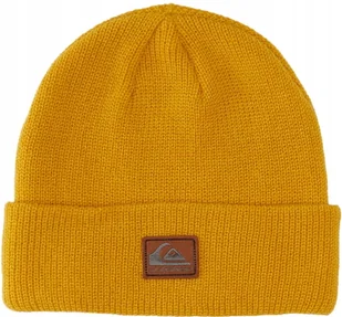 Quiksilver czapka zimowa ciepła żółta beanie rozmiar uniwersalny - Czapki damskie - miniaturka - grafika 1