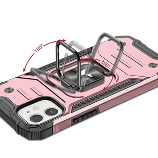Wozinsky Ring Armor etui iPhone 14 Plus pancerny pokrowiec uchwyt magnetyczny ring złote - Etui i futerały do telefonów - miniaturka - grafika 5