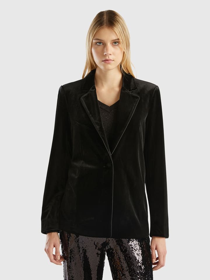 Benetton Blezer w kolorze czarnym